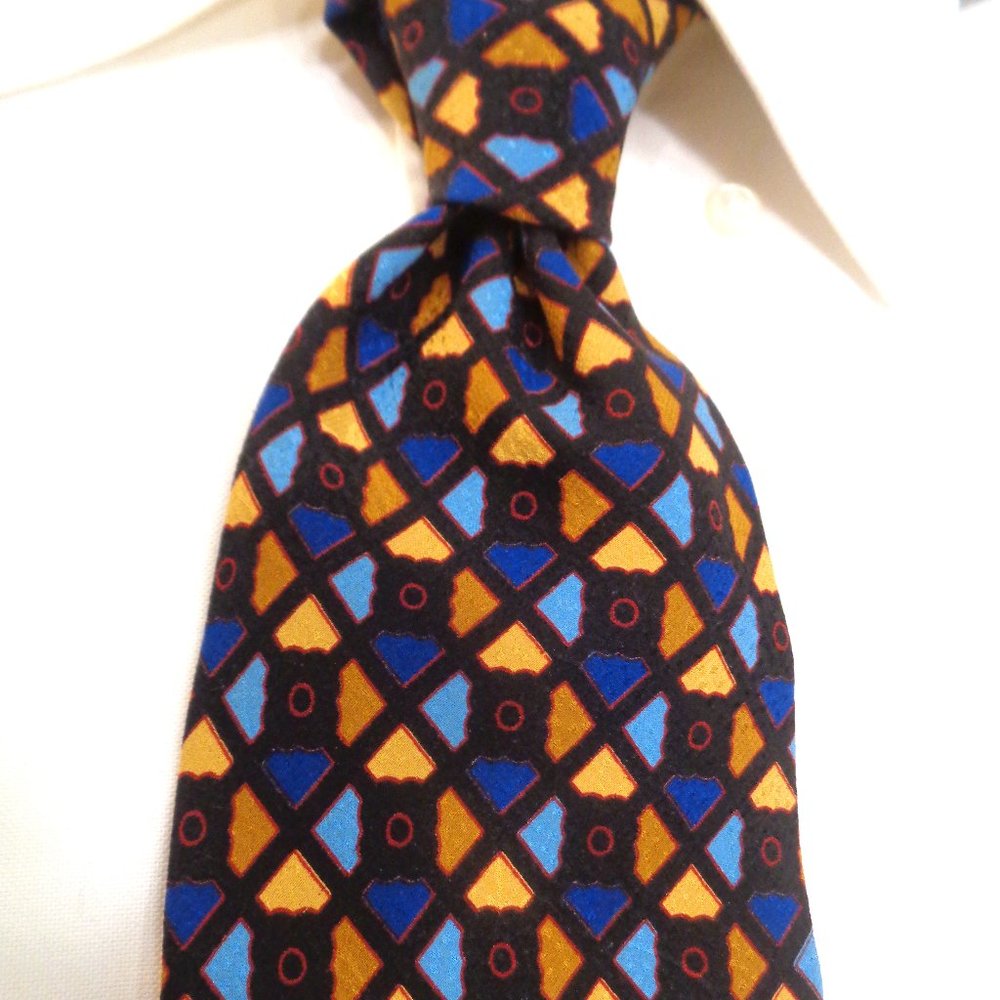 STEFANO VINTAGE ITALIAN SILK MEN TIE
